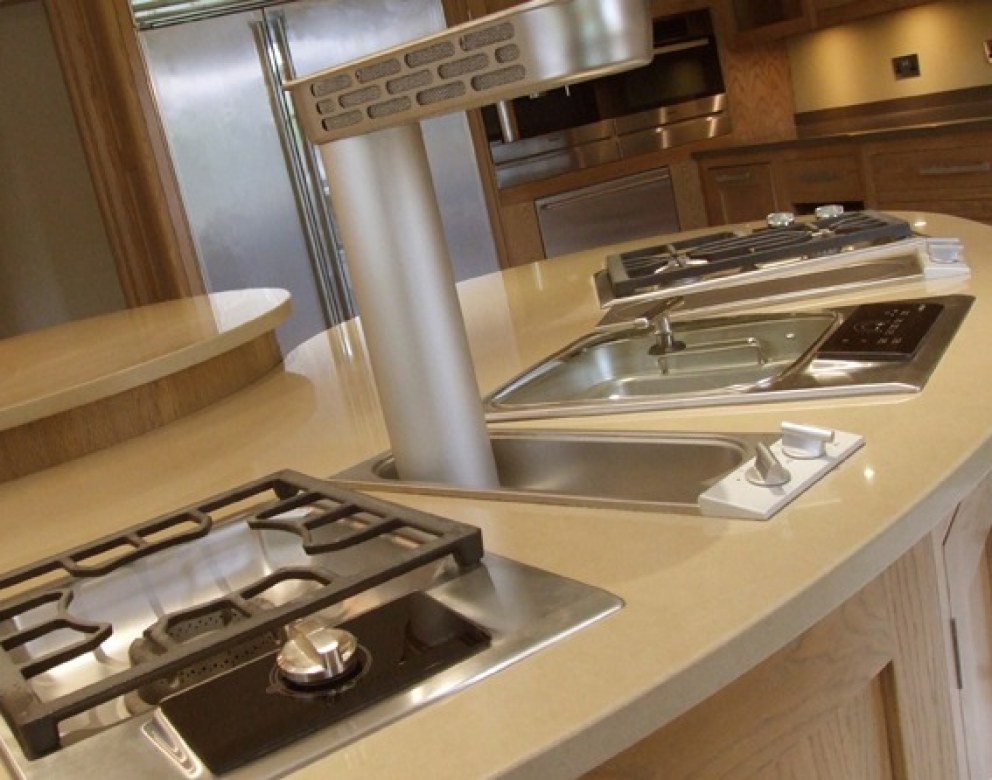 Family kitchen in Leeds | Island cooking | Interior Designers
